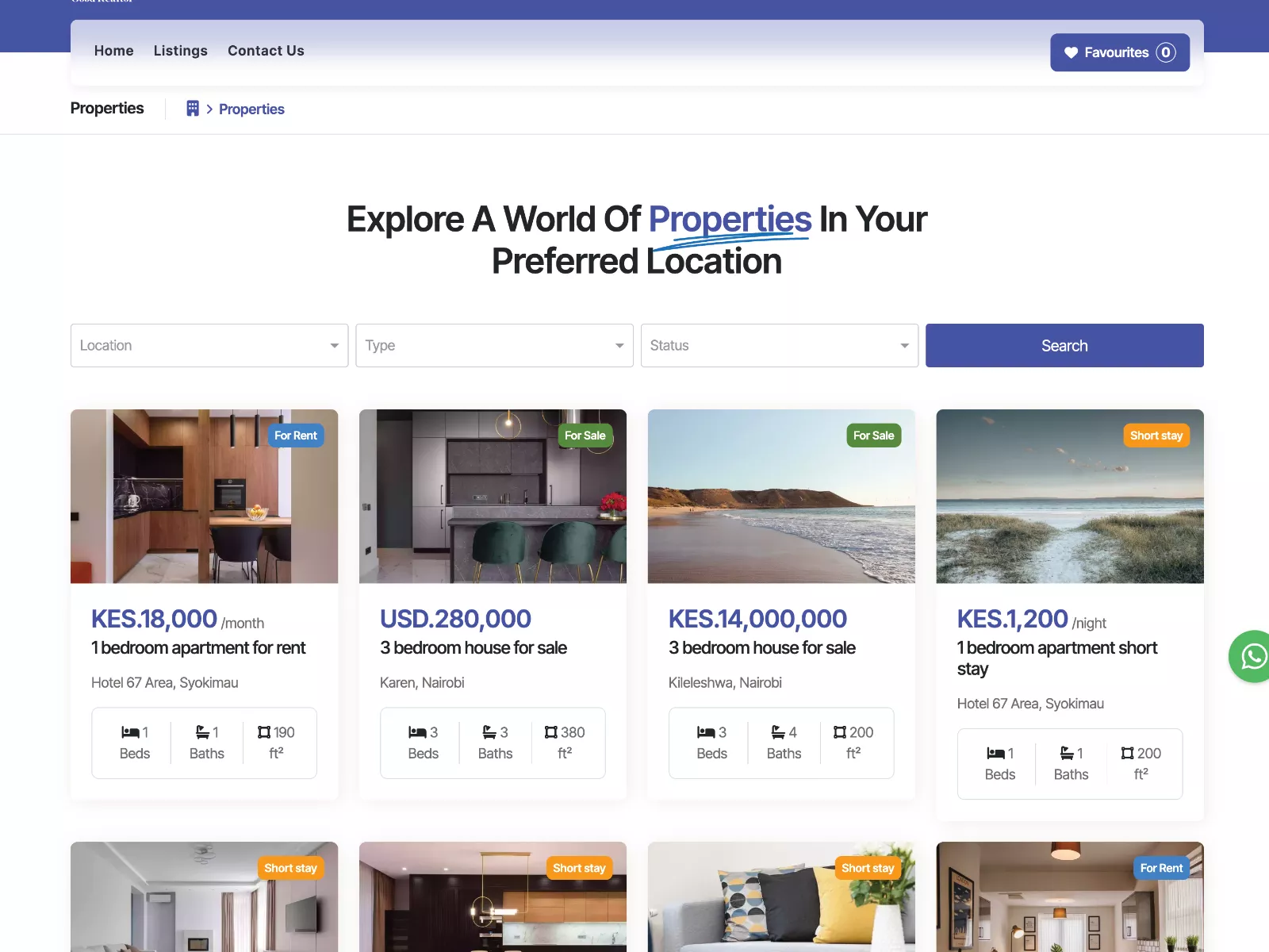 SEO optimization for listings